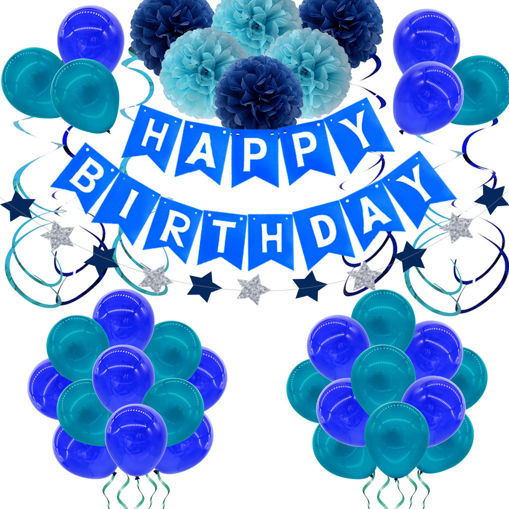 Birthday Party Gift Present Balloon Candles Rubber Stamp Set for Stamping Crafting Planners