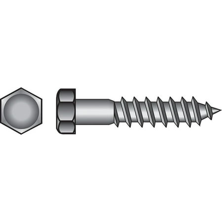 

Hillman 1/2 Zinc-Plated Steel Hex Lag Screw