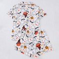thumbnail image 4 of XXWXYD Girls 2 Piece Outfits Short Sleeve Shorts Sets Halloween Costum𝖾 Suit Halloween Costum𝖾s for Girls, Soft Breathable Suits, Loose Comfy Shirts, 4 of 7