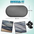 thumbnail image 3 of Auto Car Back Rear Casement Mesh Sun Shade Visor Screen Cover UV Protector Shield, 3 of 10