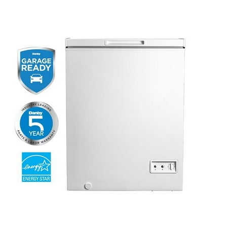 Danby 26.38 in. 5.0 cu. ft. Manual Defrost Square Model Chest Freezer