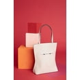 thumbnail image 4 of Ferwind Women's Commuter Tote Peek-A-Boo Pocket Kitty Claws Hardware Blush, 4 of 6