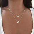 thumbnail image 1 of SMJEL AZ Alfabeto Collar Pequeño Corazón Inicial Collar para Mujeres Niñas Niños Personalizar Joyería 26 Letra Collier Pendientes Tan Jianjun unisex, 1 of 2