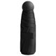 thumbnail image 2 of de viaje, mini para hombres y mujeres para lluvia a prueba de viento, actividades al aire libre, compacto ligero con bolsil Negro, 2 of 8