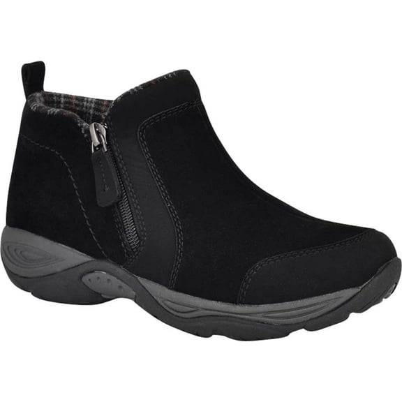 Women's Easy Spirit Evony Bootie Black/Black Softy Suede/Synthetic 9.5 M