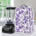 thumbnail image 5 of Yuyamidu Purple Flower Blender Cover Anti Scratch Kitchen Appliance Dustproof Cover Universal Juicer Coffee Maker Cover Soy Milk Maker Cover Multi Cooker Mixer Covers, 5 of 6