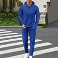 thumbnail image 2 of Dovford Men's Tracksuit 2 Piece Hooded Athletic Sweatsuits Casual Running Jogging Sport Suit Sets, 2 of 7