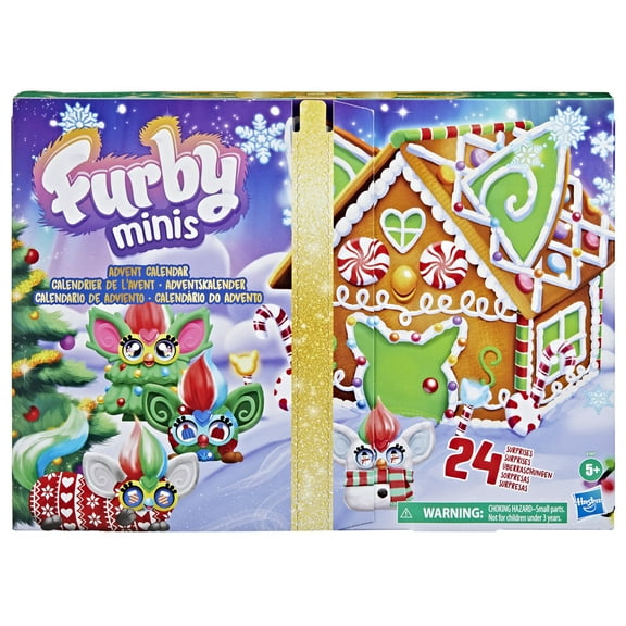 Furby Minis Advent Calendar Toy for Kids 6  with 24 Days of Surprises