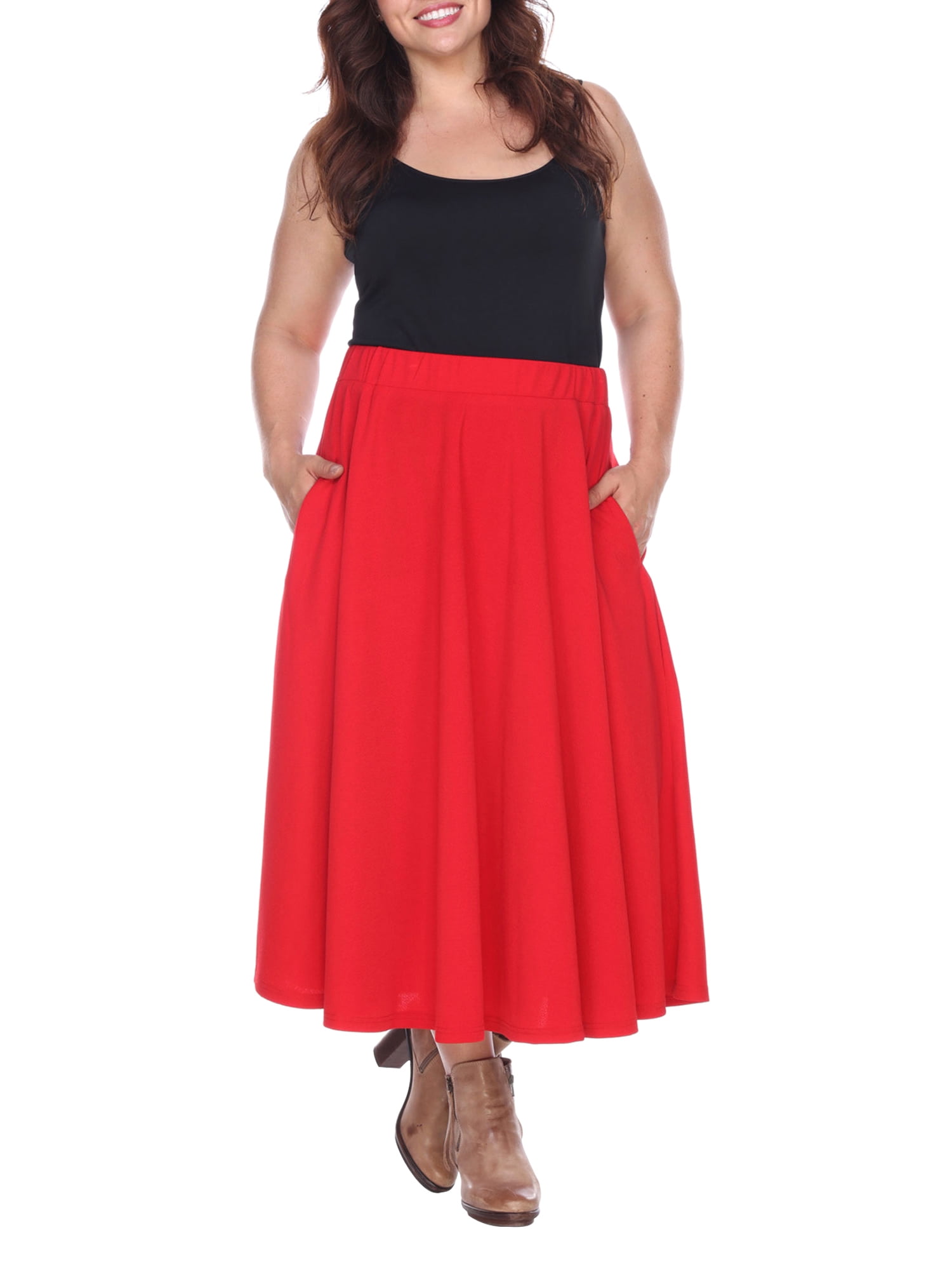 Tasmin' Flare Midi Skirts 