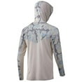 thumbnail image 2 of Huk Men's Icon X Camo Hoodie UPF 50+ Long-Sleeve Fishing Shirt, Kryptek Obskura Sundarban, Medium, 2 of 3