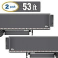 thumbnail image 5 of Set of 2 - 53 ft 53' 53 feet Trailer Length Vinyl Decal Sticker - Many Colors & Sizes - Trailer Sign Semi-Trailer Length Number Truck Safety Markings for Dry Van and Reefer Trailers (14" x 7", White), 5 of 8