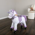 thumbnail image 6 of Happy Trails Ride on Horse - Walking Unicorn Toys with Wheels and Sounds, 6 of 7