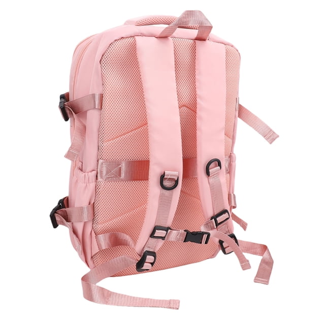 Business Vacuum Backpack, 27L Large Capacity Water Proof 180 Degree Opening Compression Backpack with Pump for Travel