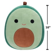 Squishmallows 16 inch Austin Green Avocado with Brown Pit - Child's Ultra Soft Stuffed Plush Toy