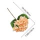 thumbnail image 3 of CaiYueKe Artificial Hydrangea Flowers Fake Silk Wedding Bouquet Centerpiece Home Decor Floral Arrangements for Table Party Church Hotel Decoration Real Touch Lifelike Greenery Bouquets Bulk, 3 of 7