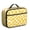 Yellow and White, variant on Yellow and White Checkered Pattern Insulated Lunch Bag Teens,Bento School Lunch Bag for Teens for Work,Picnic or Travel 10.6x7.7x4.3 Inches,12 Can Capacity