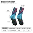 thumbnail image 5 of Yiaed Fantasy Mushrooms Print Great elasticity Crew Socks Sports socks for Men and Women, 5 of 5