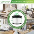 thumbnail image 2 of 4 Pack BS-03 HEPA Replacement Filter for PARTU BS-03 Part U, Part X and Slevoo BS-03 Air Purifier, 3-in-1 filtration with HEPA Filter, Activated Carb, 2 of 7