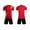 NN-Graphic-Red, variant on lcziwo Stretchy Kids Soccer Jersey Set, Breathable Quick-Dry Youth Football Uniform, Boys Girls Soft Athletic Training Outfit Blue
