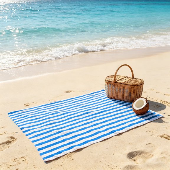 Sand Resistant Beach Towel - Quick Dry Microfiber Beach Towel 60x30 Inches Sandproof Pool Towels, Thin Lightweight Compact for Travel Swimming Bath for Adults Women Men