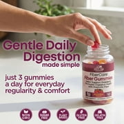 Country Farms Fiber Care Prebiotic Gummies, 6g of Fiber Per Serving, FOS from Beets, Digestive Health, Supports Regularity, Mixed Fruit Flavor, 120 Gummies, 40 Servings, Multi