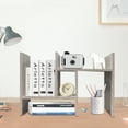 Desk Organizer Office Shelf with Storage College Desk Shelf Double