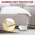 thumbnail image 3 of Uxcell Metal Furniture Legs Triangle Furniture Feet DIY Replacement Leg Modern Style Gold, 3 of 5