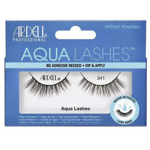 341 , Ardell Professional Aqua Lashes , Hair Scalp Skin Body - Pack of 3 w/ SLEEK Teasing Comb