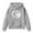 Gray C, variant on WRKEKC Hoodies for Boys and Girls Dog Paw Ecg Print Long Sleeve Hooded Top with Pocket Drawstring 1-14 Years Playground Ready