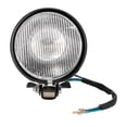 thumbnail image 1 of Faro De Motocicleta Universal Retro ANGGREK Carcasa Negra Lente Blanca Bombilla 35W 12V, 1 of 8