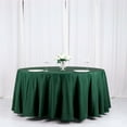 thumbnail image 3 of Efavormart 5 Pack Round Tablecloth, 120 Inch Stain & Wrinkle Resistant Washable Table Cloth, Decorative Polyester Fabric Table Cover for Banquet, Wedding, Dining- Hunter Green, 3 of 10