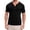 Black, variant on Hoen Business Vintage Shirts for Men Button Round Neck Pullover Henley Shirts Bresthable Athletic Fitness Tops Casual Sports Shirts