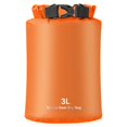 thumbnail image 1 of Soidarity Bolsa seca para natación, sacos impermeables, ropa, paquete de almacenamiento resistente al agua, canotaje, kayak, deportes, bolsas de Ropa Deportiva, Zapatos Naranja/3L, 1 of 6