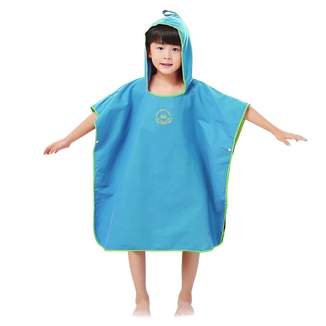 Toalla cambiante con capucha para niños, traje de neopreno para deportes al aire libre Hiturbo Aqua