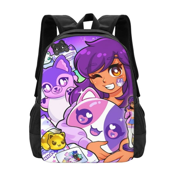 Aphmau Backpack Laptop Backpack for Teen Women men 16.5 Inch Casual Daypack