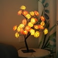 thumbnail image 6 of Clearance! Rose Tree Lamp with 24 Led Usb Ports Desktop Desk Lamp Bedroom Atmosphere Lamp Women'S Birthday Banquet Decoration Gift Restaurant Bar Ktv Decoration, 6 of 9