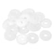 thumbnail image 1 of 25Pcs Arandelas Planas de Nylon M10 de Plástico 10mm ID 30mm OD 2mm de Grosor, Blancas, 1 of 6