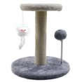 thumbnail image 1 of Cat Scratching Post Sisal Rope Cat Claw Stand Soft Smooth Plush Scratch Tower With Interactive Toys Stable Claw Grinding Device, 1 of 9
