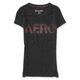 thumbnail image 1 of Camiseta adornada Aeropostale con logotipo de diamantes de imitación negro grande, 1 of 2