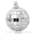thumbnail image 2 of Mini bola de discoteca, espejo colgante de varios tamaños, adorno giratorio de bola de discoteca para fiesta, 2 of 9