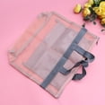 thumbnail image 4 of UEETEK Mesh Zippered Pouch Mesh Beach Tote Bag Large-capacity Nylon 1Pcs for Women Grocery, 4 of 6