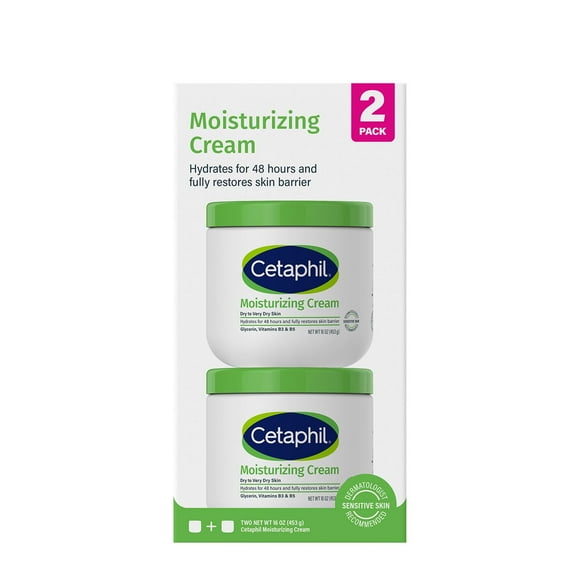 Cetaphil Moisturizing Cream, 16 oz., 2 pk.