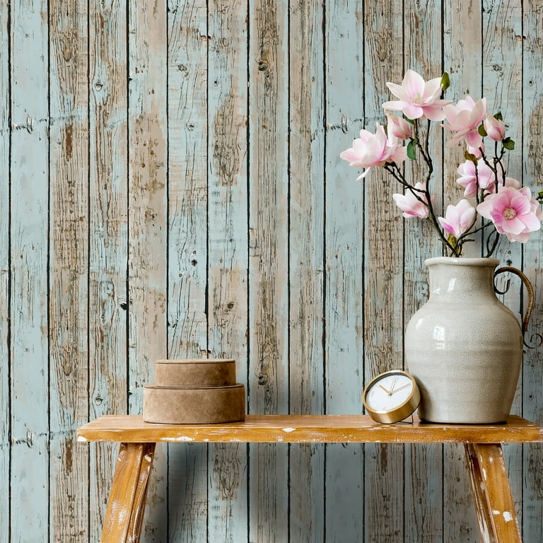 Blue and Pink Wooden Planks Vinyl Blue and Pink Wooden Planks Vinyl