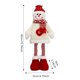 thumbnail image 3 of XWSHYW Juguetes para Niños Decoraciones Navideñas, Muñecos de Tela Sentado, Papá Noel, Muñecos de Nieve, Adornos de Escena de Ventana, Regalos de Navidad, 3 of 6