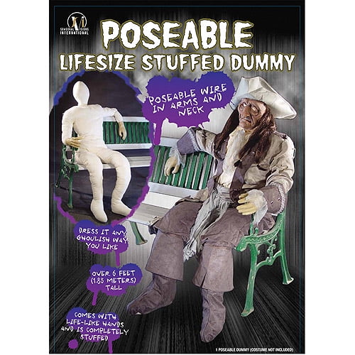 Dummy Poseable With Arm And Hands Halloween Prop
