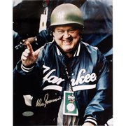 Don Zimmer in Hard Helmet Hand-Signed 8 x 10 Photograph