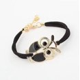 thumbnail image 2 of Pulsera HUOGUO de piel sintética vintage con diseño de búho para mujer, 2 of 3