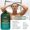 thumbnail image 2 of First Botany All Natural Tea Tree Body Wash - Fights Body Odor, Athletes Foot, Jock Itch, Dandruff, Acne, Eczema, Yeast Infection, Shower Gel for Women & Men, Peppermint Aloe Skin Cleanser 16 oz, 2 of 6