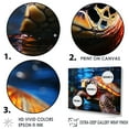 thumbnail image 3 of Designart "Underwater Abstract Voyage I" Animals Turtle Floater Framed Wall Decor, 3 of 5