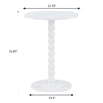 thumbnail image 4 of Classic Accents Venetian Islands Spindle Table in White Wood Finish, 4 of 11